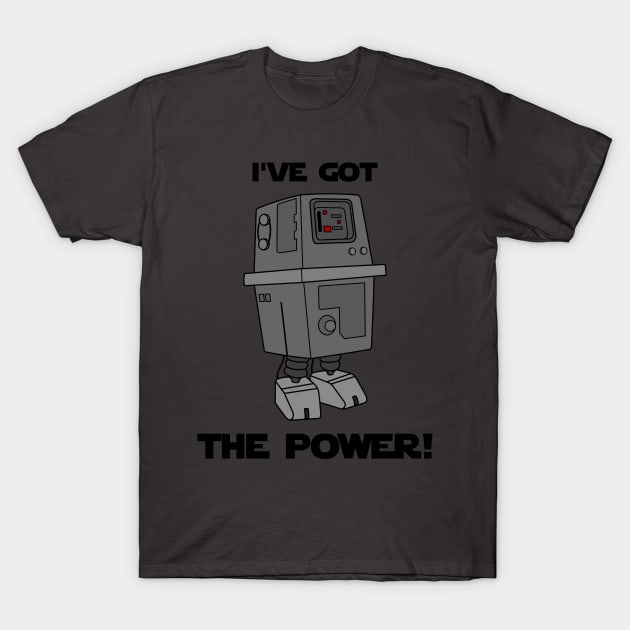 I've Got the Power Droid T-Shirt by Ed's Craftworks